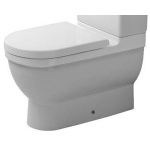 Чаша для напольного унитаза Duravit Starck 3 белый, без сиденья  0128090000