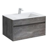 Тумба под раковину Vincea Chiara 80 серое дерево VMC-2C800GS