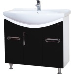 Тумба для комплекта Bellezza Лагуна 85 черная