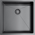 Мойка кухонная Omoikiri Taki 44-U/IF-GM вороненая сталь 4973521