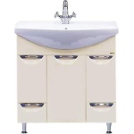 Тумба для комплекта Misty Орхидея 85 бежевая эмаль