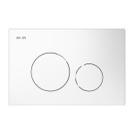 Кнопка смыва AM.PM Pro L I049001 белая глянцевая
