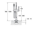 Скрытая часть Jacob Delafon 97906D-NF