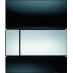 Кнопка смыва TECE Square Urinal 9242807 черное стекло, кнопка хром