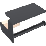 Держатель туалетной бумаги Boheme Q 10941-G-B с полкой для телефона