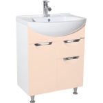 Тумба для комплекта Bellezza Альфа 65 бежевая с ящиком