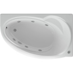 Акриловая ванна Акватек Бетта 170 R с гидромассажем и экраном BET170-0000011