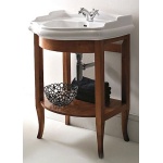 Тумба для комплекта Kerasan Retro с полкой, орех