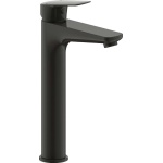 Смеситель Bravat Rhein F1429564BW-A-ENG для раковины, матовый черный