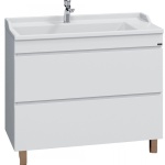Тумба под раковину напольная Санта Марс 100 белый 700298