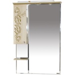 Зеркало Misty Бабочка 75 L бежевый, патина Л-Баб04075-033СвЛ