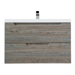 Тумба под раковину BelBagno Vittoria 100 серый - коричневый VITTORIA-1000-2C-SO-PINO-P