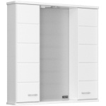 Зеркало-шкаф Санта Омега 75 с подсветкой белый