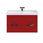 Тумба под раковину Misty Жасмин 90 красная глянцевая П-Жас01090-041П2Я