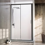 Душевая дверь Veconi Vianno 140, черный  VN72B-140-01-C4