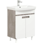 Тумба под раковину Onika Харпер 60 белый/мешковина  106143