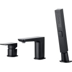 Смеситель на борт ванны Allen Brau Infinity черный матовый 5.21008-31