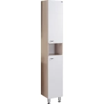 Шкаф-пенал Onika Стиль 30 белый/светлое дерево (403048)