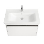 Тумба под раковину Aquaton Капри 80 белый глянцевый 1A230201KP010