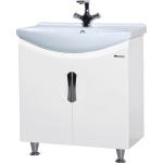 Тумба для комплекта Bellezza Лагуна 65 прямая белая