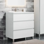 Тумба под раковину Sanvit Авеню-3 75 белый глянец kavenu3075w