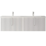 Тумба под раковину Sanvit Рольф 120 белый глянец