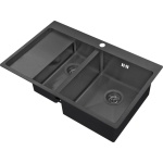 Мойка кухонная Zorg Inox PVD 5178-2-R grafit