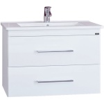 Тумба под раковину подвесная Санта Вегас 75 белый