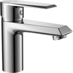 Смеситель одноручный (35мм) для умывальника монолитный, хром RS28-11