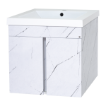 Тумба под раковину Misty Торос 60 белая глянцевая