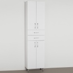 Шкаф-пенал Style Line Эко Стандарт 48, 2 ящика, белый