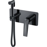 Гигиенический душ Boheme Venturo 377-SGM со смесителем shine gun metall