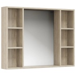 Зеркало-шкаф Onika Тимбер 100 светлое дерево