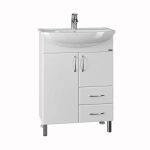 Тумба под раковину Санта Сити 60 белый 201076