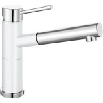 Смеситель для кухонной мойки Blanco Alta белый, хром (515327)