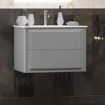 Тумба под раковину Opadiris Луиджи 70 серая матовая 00-00005953