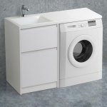 Тумба под раковину Belbagno Kraft 120 белый матовый KRAFT-LVD-580/1200-2C-PIA-BO