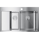 Мойка кухонная Omoikiri Akisame 78-2-IN-R нержавеющая сталь 4973063