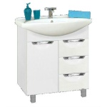 Орхидея - 65 Тумба с 3 ящ. белая эмаль