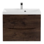 Тумба под раковину Belbagno Marino 70 темное дерево  MARINO-700-2C-SO-RW-P