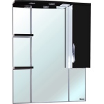 Зеркало-шкаф Bellezza Лагуна 85 R черный