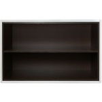 Тумба под раковину открытая Aquaton Брук 80 белый-темное дерево