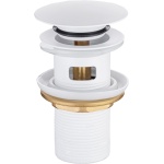 Донный клапан для раковины Allen Brau Priority белый матовый