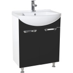 Тумба для комплекта Bellezza Альфа 55 черная