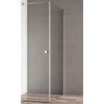 Боковая стенка Cezares Valvola 90 хром стекло прозрачное