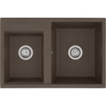 Мойка кухонная AQUATON Делия 78 DBL кофе 1A723132DE280