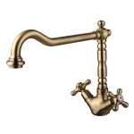 Смеситель для кухонной мойки Lemark Vintage бронза (LM2805B)