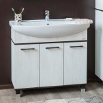 Тумба для комплекта Sanflor Толедо 105 венге, северное дерево светлое Н0000001282