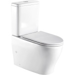 Унитаз-компакт Weltwasser WW SK Angerbach 001 GL-WT безободковый с микролифтом белый  10000005966