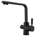 Смеситель Kaiser Decor 40144-2 для кухонной мойки, черный мрамор